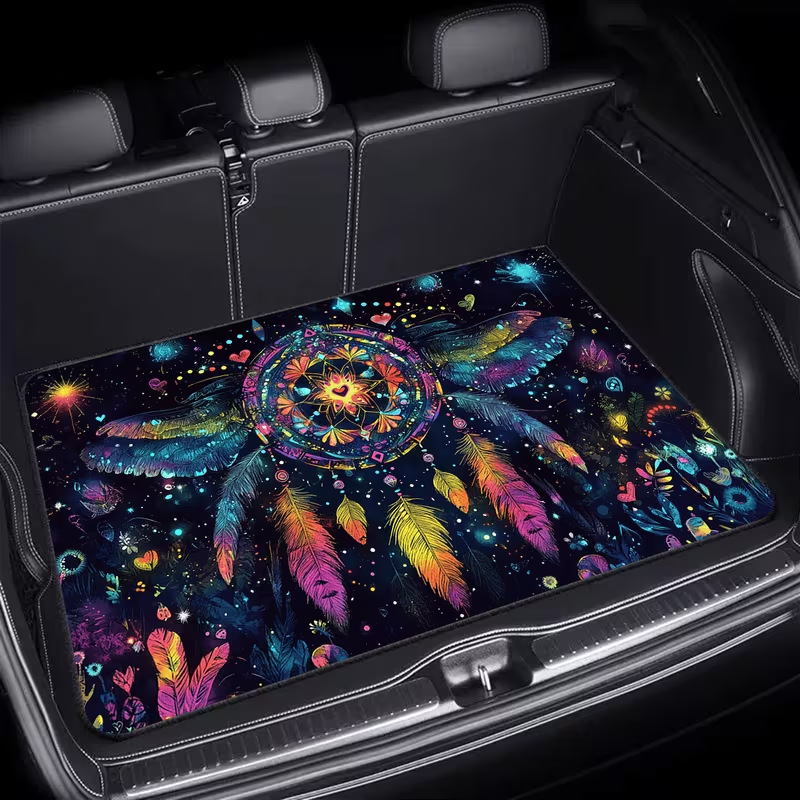Crystal velvet car trunk mat, wear-resistant, cross-border Amazon dust-proof mat, water-absorbent, dirt-resistant, easy to maintain, wholesale
