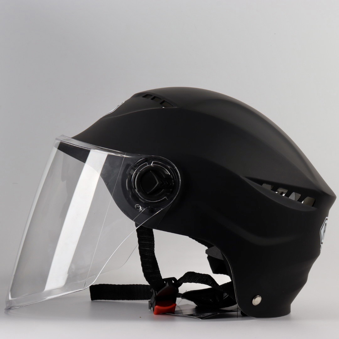 음소거 블랙 [투명 롱 렌즈]]