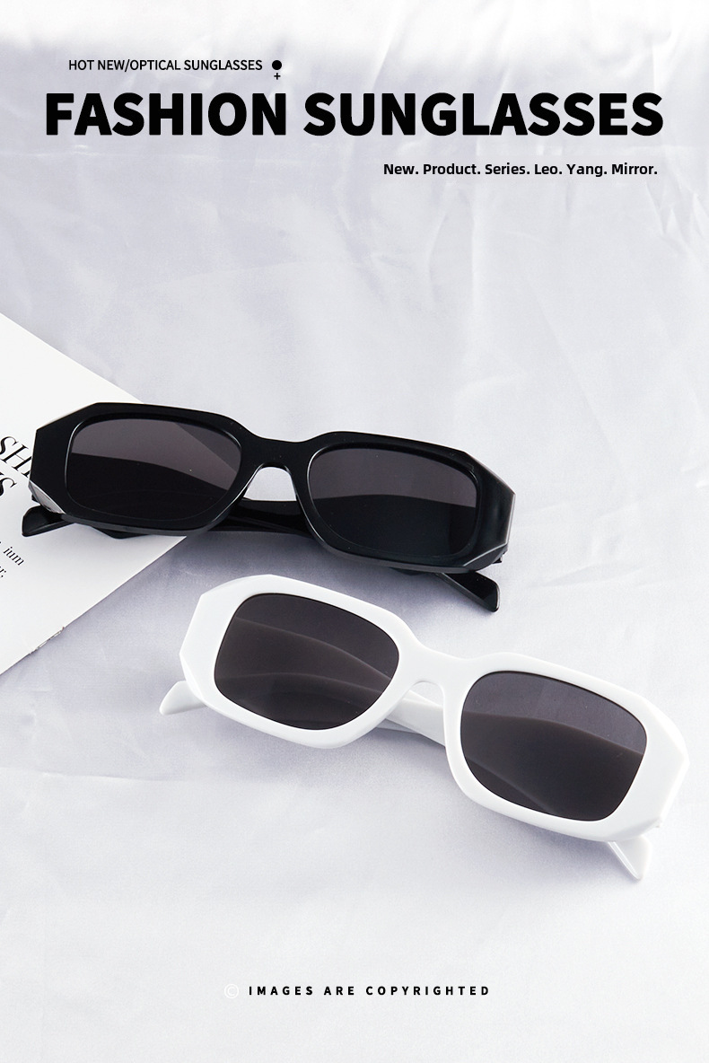 Polygon Women's Sunglasses Small Frame Fashion Street Glasses_voghion.com