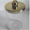 Round cup-gold lid