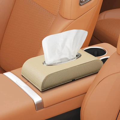Car tissue box/set Hanging Car Tissue Box Car - seat-type-khaki