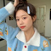 Cute hairgrip, bangs, hairpins, hair accessory, flowered, trend of season, Japanese and Korean