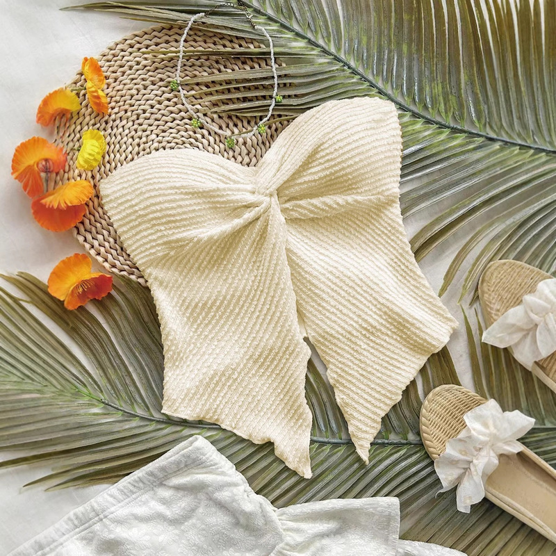 Women's Apricot Textured Knit Twist Front Asymmetrical Hem Camisole, Holiday Style