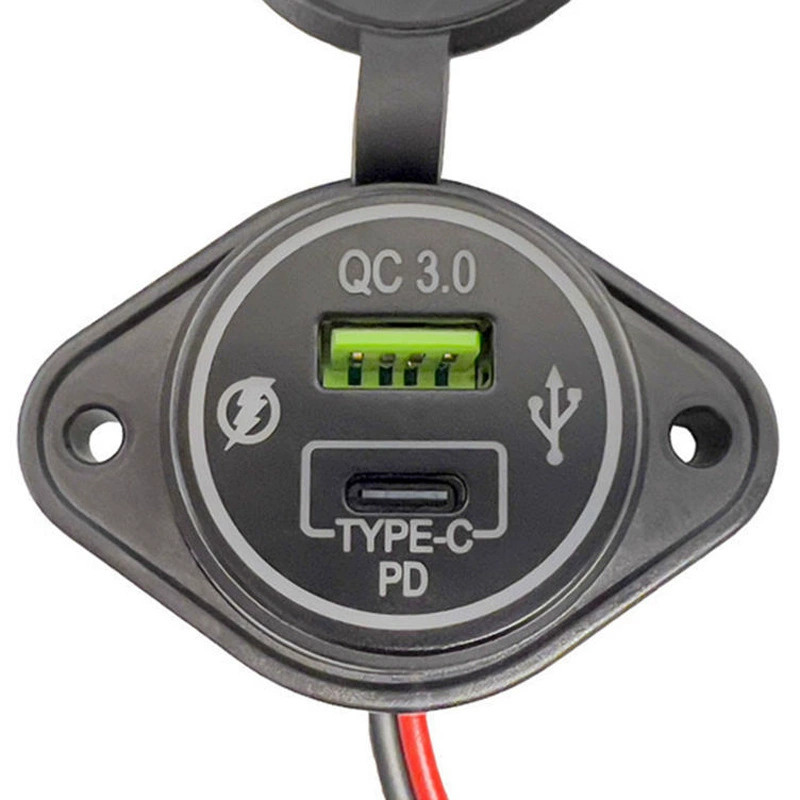 Горячий продавать автомобиль Круизный корабль переоборудованный Быстрая зарядка PD QC3.0 двойной USB автомобиль украшение дома Настенная зарядка диван зарядка мобильного телефона