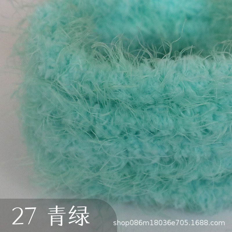 Suministro directo de fábrica 15mm de lana larga felpa trenzado palo súper grueso súper denso hecho a mano DIY pequeño perro de leche Raíz de pelo