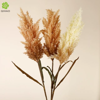 芦苇花仿真花场景布置狗尾巴草商场服装店造景假花装饰仿真芦苇花