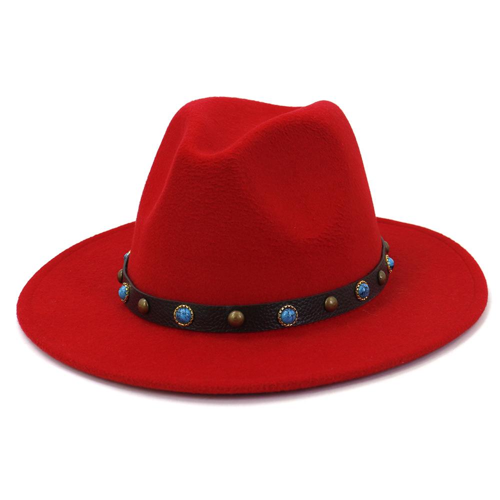 Big Brimmed Woolen Jazz Hat NSDIT104154