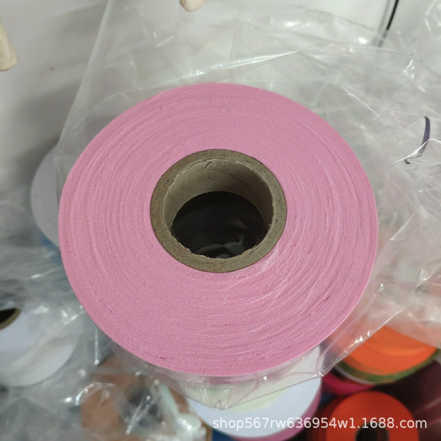 En stock venta al por mayor sarta de poliéster 3,0 cm borde tira de envoltura borde tira de tela con cortina delantal impermeable