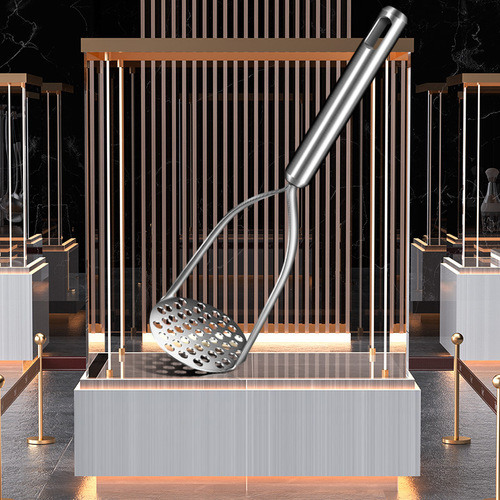 Wholesale 304 stainless steel potato masher thickened sweet potato masher kitchen masher baby food supplement tool