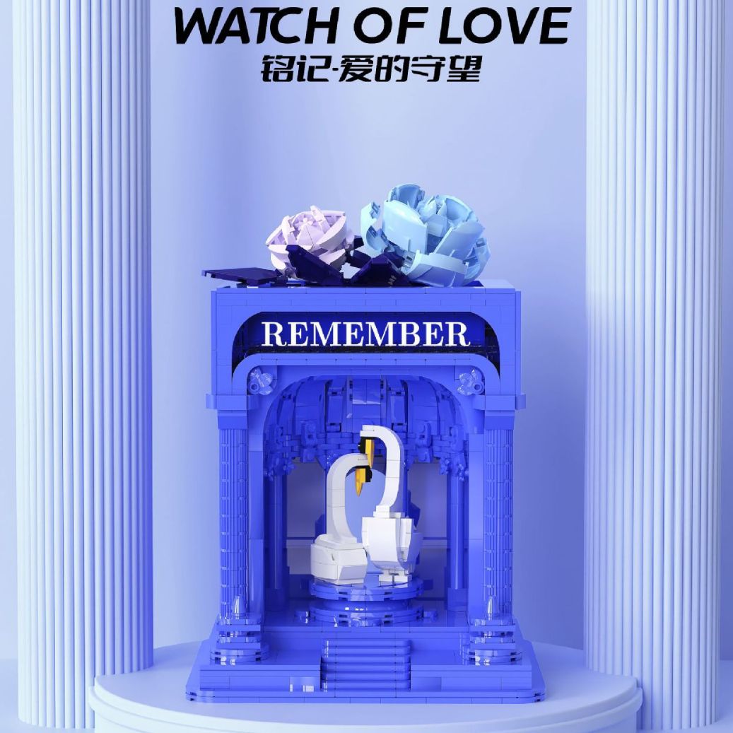 Beledi mini partículas decoración de escritorio creativa amor serie DIY bloques de construcción de juguete al por mayor de entrega de una sola pieza