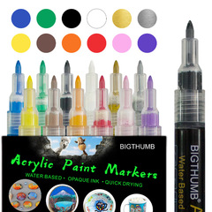 Sky Art Acrylic Markers Multicolor Set Watercolor Paint Pens Wood Markers