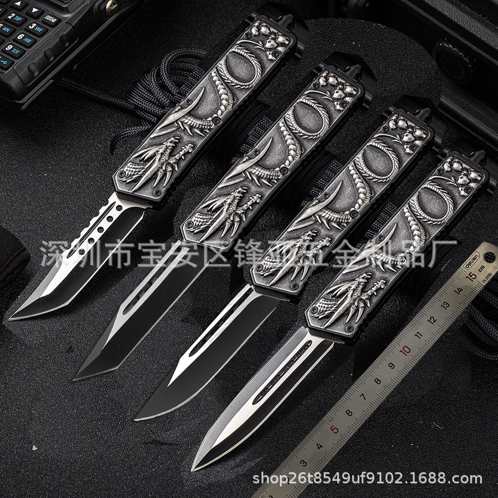 热销微技术蝴蝶BM3300 BM3310 CNC伤齿龙折刀小刀户外野营EDC工具