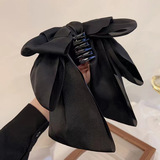 Большая заколка для волос с бантиком, заколка-крабик, шпильки для волос, аксессуар для волос, французский стиль