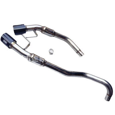 and rear exhaust pipes, Exhaust pipe