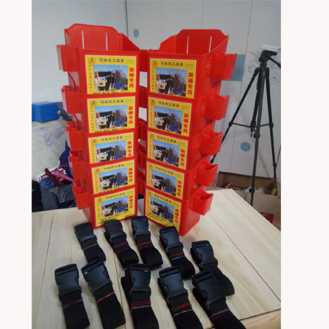 Caja de clavos de carpintería de plástico, clavos de tierra, riñonera de cubo, caja de herramientas portátil, caja de cintura de bolsillo de clavos engrosados multifunción de rejilla doble