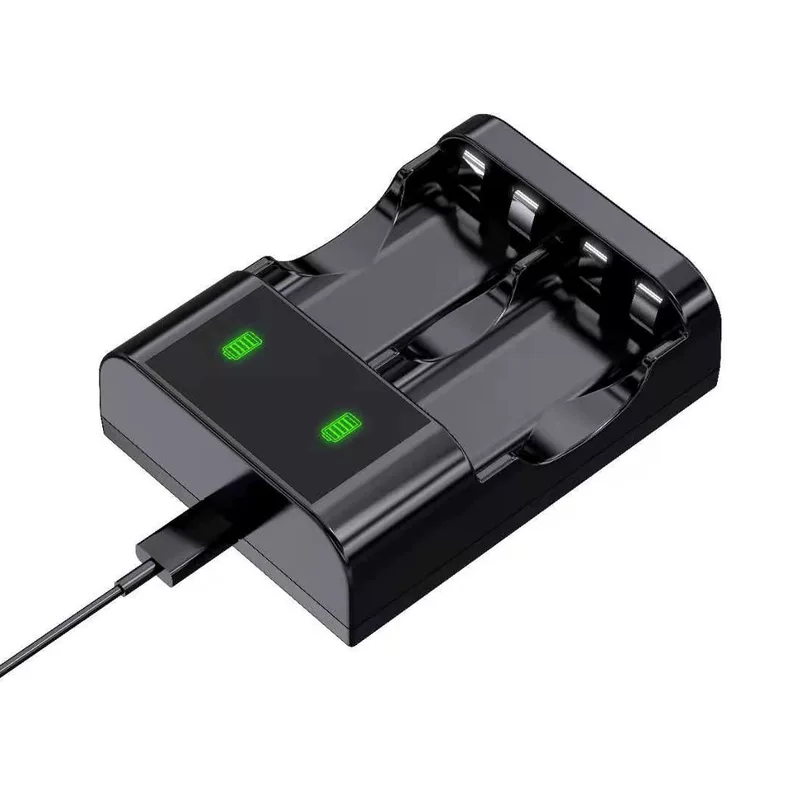 Геймпад Xbox One с двойной зарядкой, аккумулятор для Xbox One S двойной зарядки, геймпад XBOXSERIES X с двойным аккумулятором и зарядкой