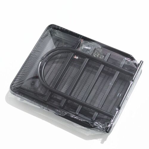 Office metal iron mesh four-layer storage rack file rack pull-out information rack desktop organizer storage rack book and newspaper rack
