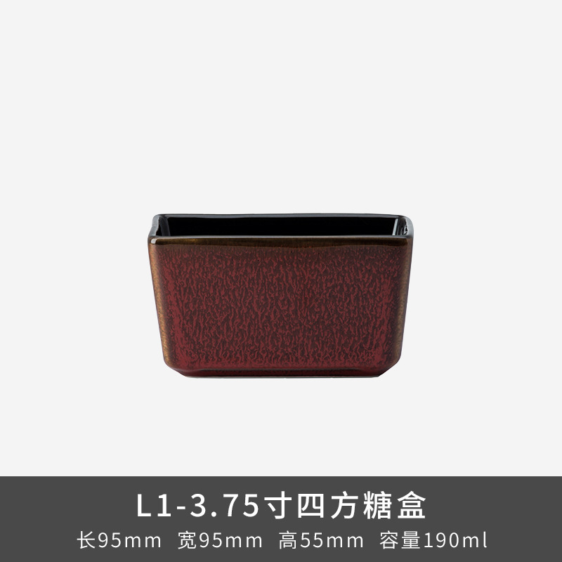 LZ Luxang cerámica horno de platos rojos coloridos horno de cubiertos de lujo ligero ensalada de frutas americana platos de platos para el hogar