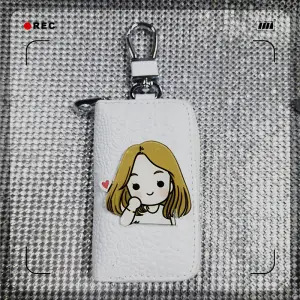 (사랑 여동생) 스퀘어 화이트 키 백