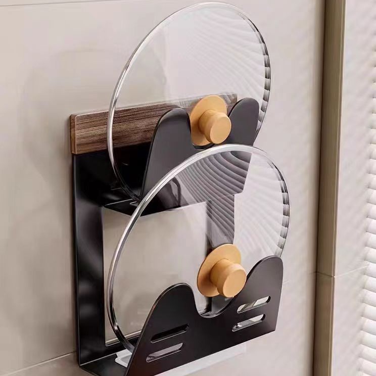 中古風胡桃木厨房物置棚多機能調味料穴なし収納棚箸スプーン刃物セット|undefined