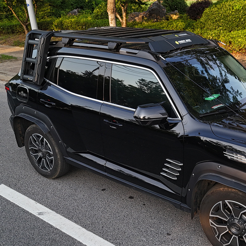 Suitable for the First-Generation Big Dog Outdoor Camping Vehicle Roof Expansion Explorer Roof Rack Canopy Side Tent Ladder