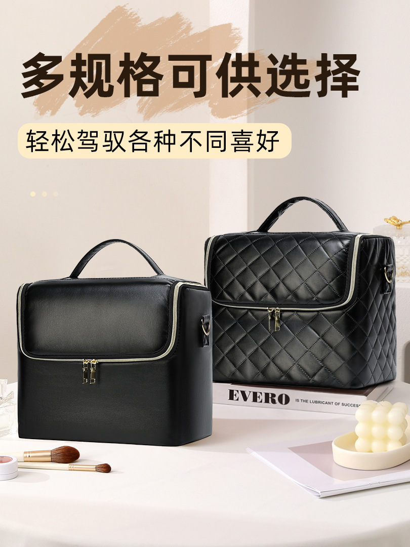 Nueva bolsa de manicura multicapa de gran capacidad a la moda, bolsa de maquillaje para artista de maquillaje, bolso de mano, caja de herramientas grande para maquillaje de tatuaje