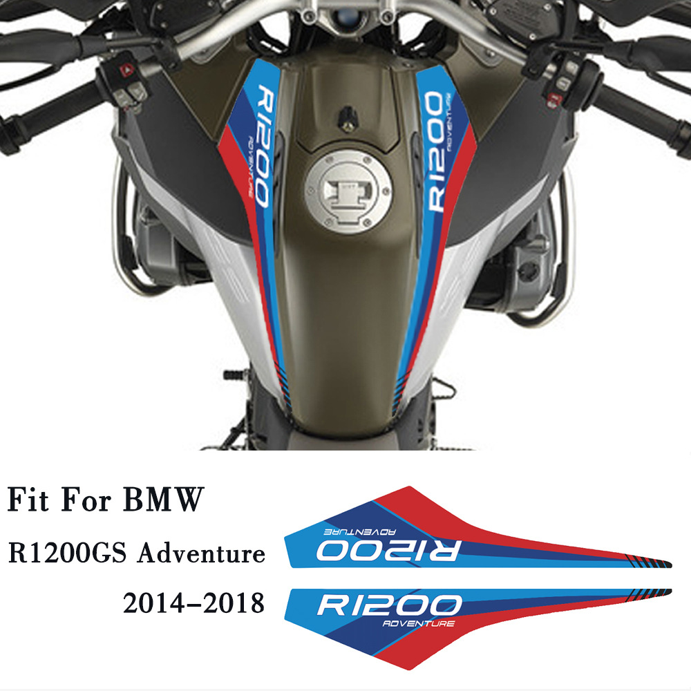 Aplicable a BMW Waterbird R1200GS R1250GS ADV 14 - 18 tipos de pegatinas del panel lateral del tanque
