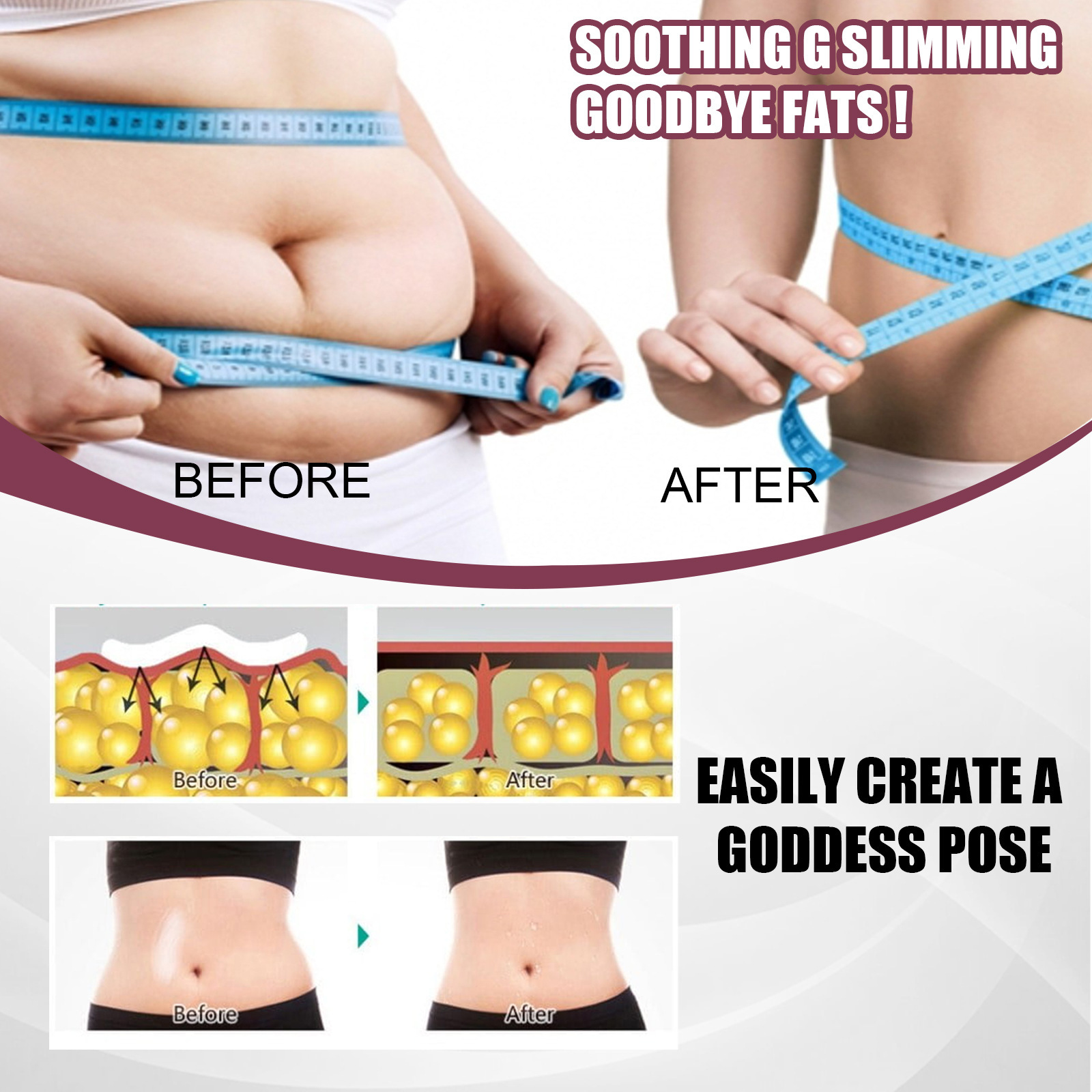 EELHOE Umbilical Body Skin Massage Skin Firming Muscle Umbilical image 2