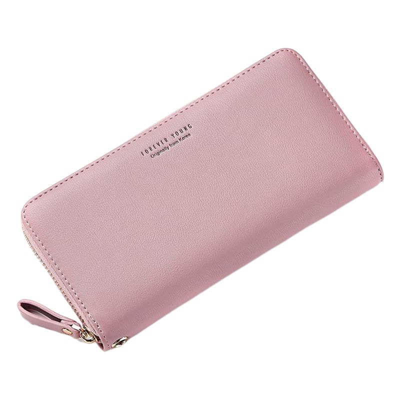 Cross-Border Women's Wallet, Long Style, Large Capacity, Zipper Clutch, Wallet-Like Leather Goods Wholesale, Women's Wallet