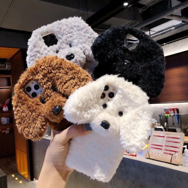 Stuffed Cute Teddy Dog Iphone17 Apple 16 Suitable for 13/14Pro Max Mobile Phone Case XS Max Female 11