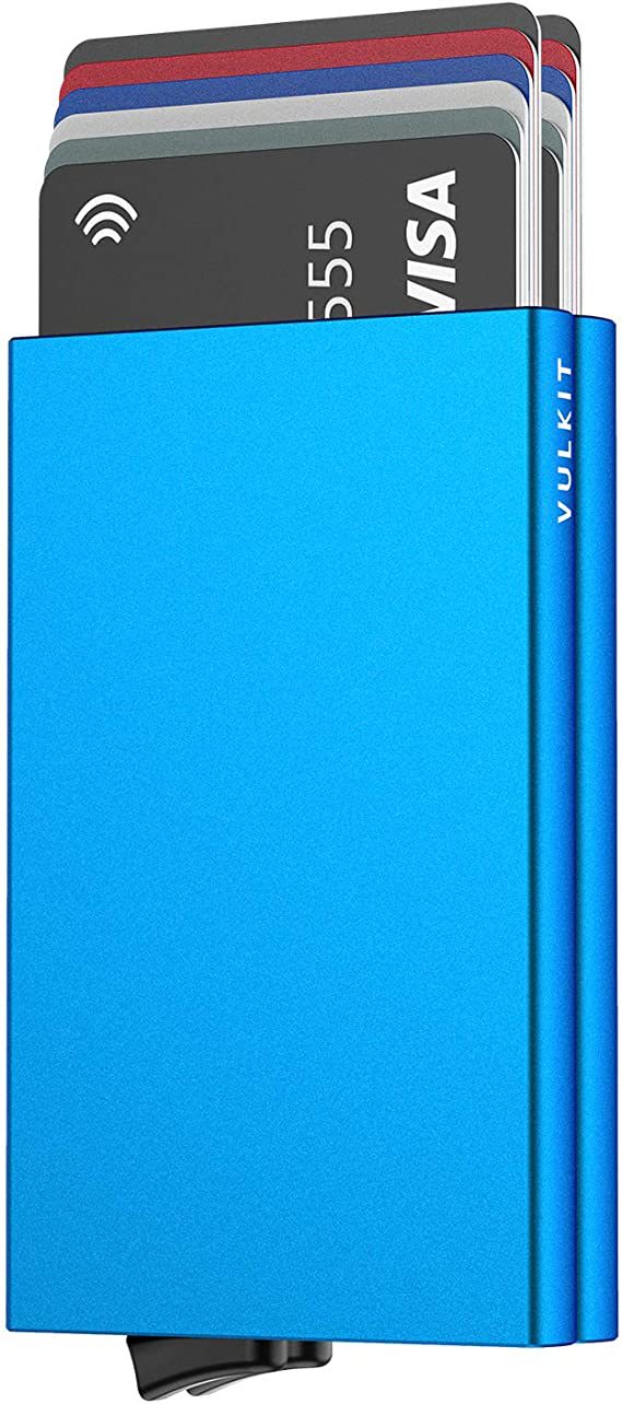 Titular de tarjeta de metal comercio exterior de los hombres RFID antirrobo cepillo europeo y americano Amazon metal aleación de aluminio titular de la tarjeta