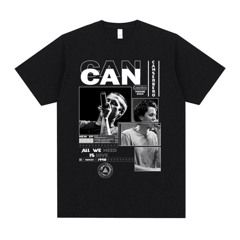 Rapper Canserbero All We Need Is Love Graphic Print T-Shirt Men Women Hip Hop