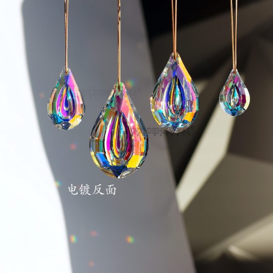 Crystal Pipa 38.50.63.76mm Colorful AB Colorful Cross Border Hot Suncatcher Pendant