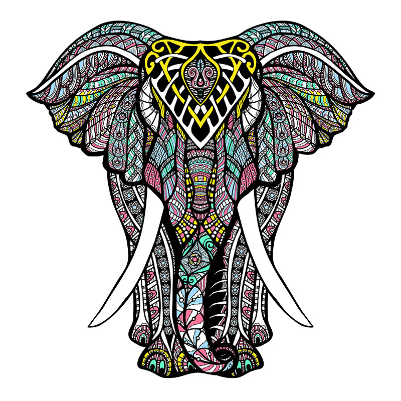 Especial en forma de rompecabezas de madera León búho Lobo Tyrannosaurus animal transfronterizo rompecabezas irregular bloques de construcción de los niños de juguete