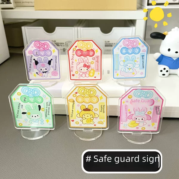 Small gifts 2 yuan shop desktop inspirational learning brand creative acrylic note holder funny creative ornaments cute