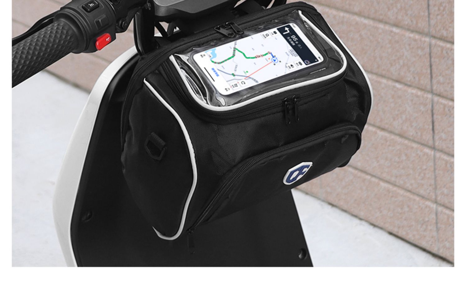 Fujian Super Mavericks Electric Scooter Handlebar Bag, Bicycle Handlebar Bag, Storage Bag, Electric Bike Charger, Raincoat Storage Pouch