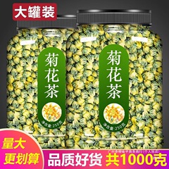 菊花茶胎菊王500g桐乡特级白菊杭干花官方旗舰店贡菊野杭菊群木