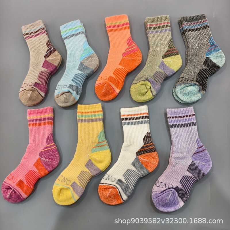 Winter 80% Merino Wool Socks Family Thickeneded Warm Towel Socks Outdoor Sports Mountaineering Ski Socks
