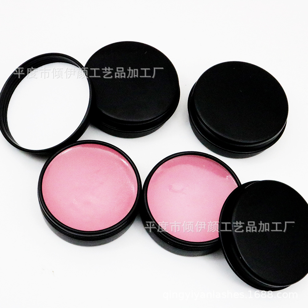 20g mejorado jalea pegamento sólido pestañas perming pegamento bálsamo color pestañas perming elevación sólido pegamento enlatado