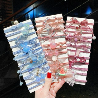 头绳女韩国网红2021新款发绳高弹力ins发饰发圈简约扎头皮筋头饰