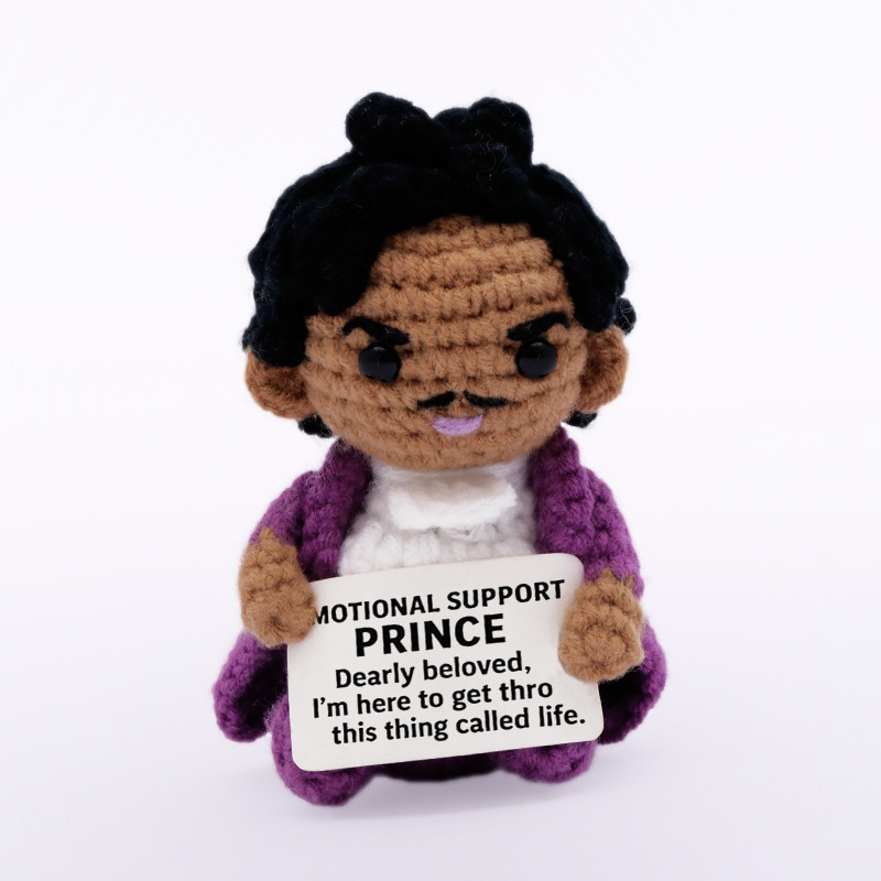 跨境爆款Prince Crocheted Emotional Support Dolls情感钩织玩偶|undefined