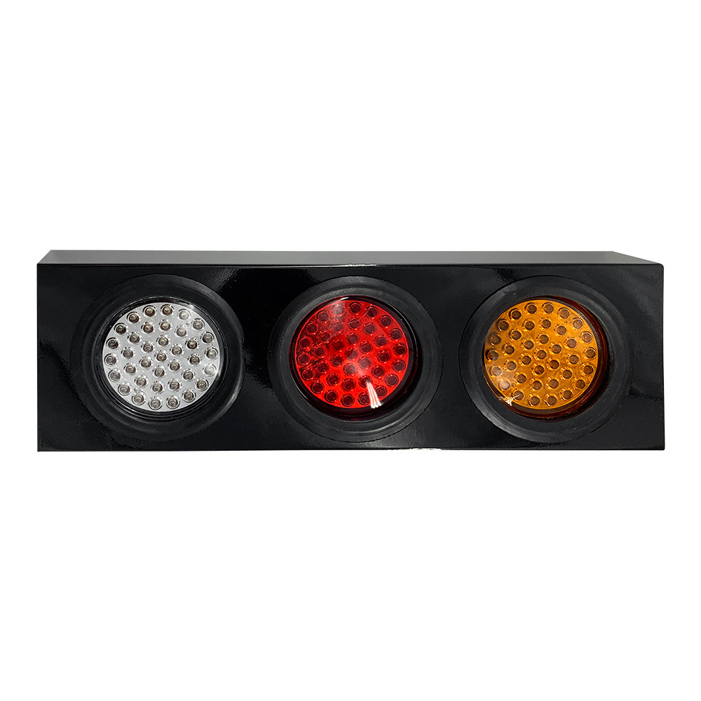 Accesorios para camiones pesados Luz de combinación trasera Luz de marcha atrás Conjunto de luz trasera LED Luz trasera LED de 3 colores