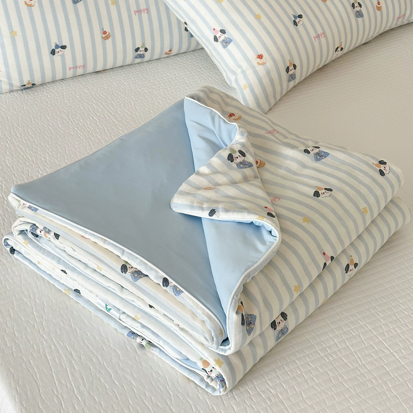 Cotton double-layer summer cool duvet, children's summer duvet