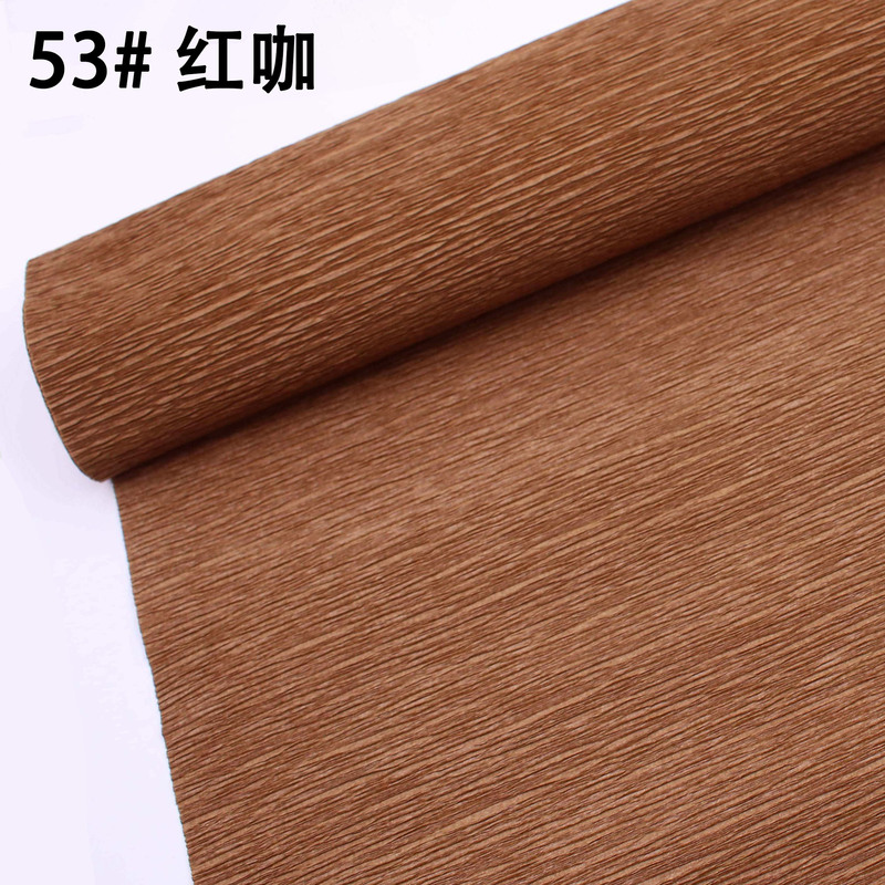 工厂直销跨境彩色皱纹纸褶皱卷边纸25cm*2.5m手工diy花艺制作材料|undefined