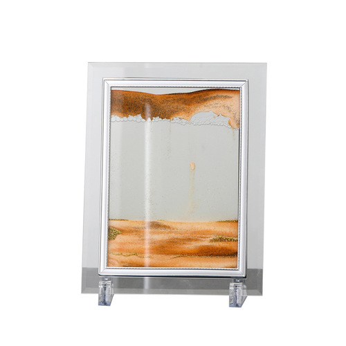 Creative Quicksand Painting Liquid Decompression Hourglass Office Decoration Living Room Desktop Decoration Art Male Birthday Gift