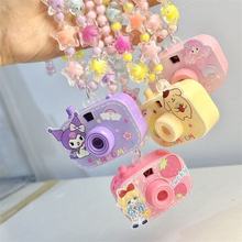 儿童投影相机项链儿童串珠项链首饰小女孩可爱发光玩具生日礼物