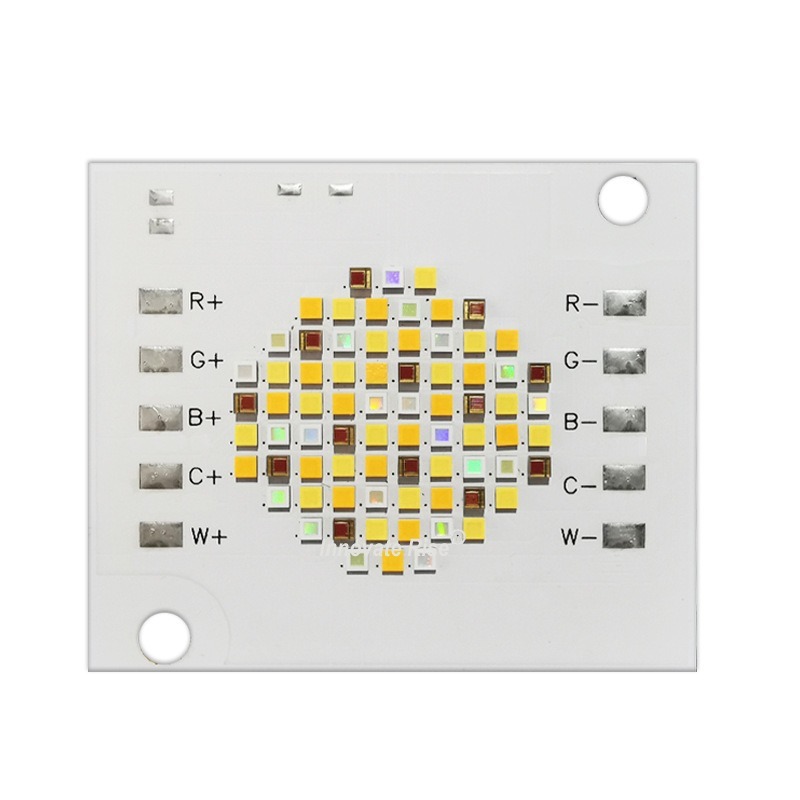 5色200W撮影ランプビーズRGBWY200W高出力5色コブビデオライトrgbcw5in1 LED光源|undefined