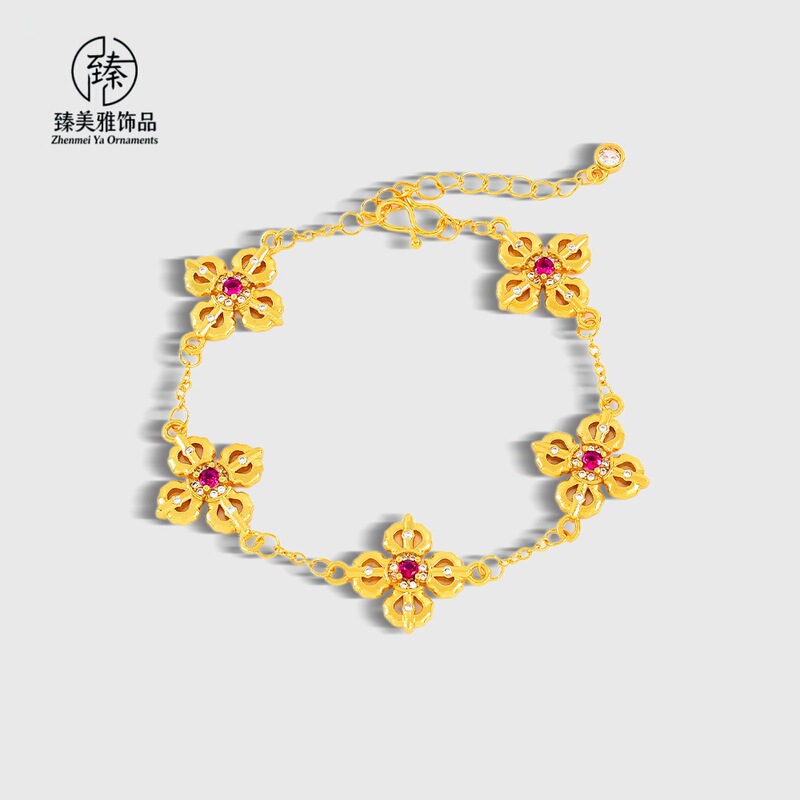 Rose Gold Diamond-Encrusted Cross Vajra Bracelet for Women, Light Luxury High-End Bracelet, Exquisite Versatile Fashion Jewelry Wholesale Rose Gold Diamond-Encrusted Cross Vajra Bracelet for Women, Light Luxury High-End Bracelet, Exquisite Versatile Fashion Jewelry Wholesale