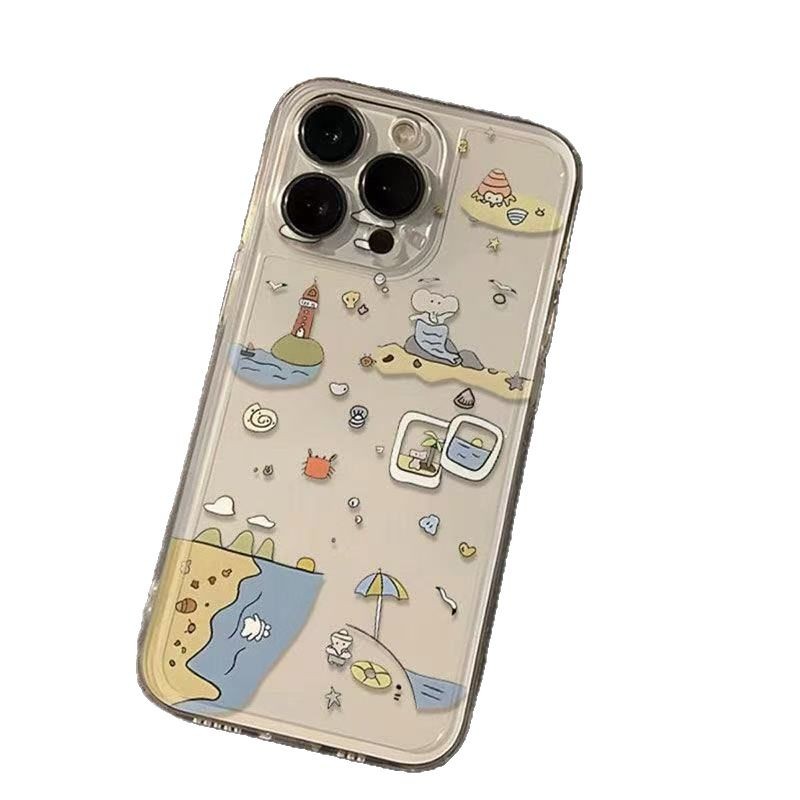 Space Shell para iphone15promax funda para teléfono móvil 11 Underwater World Apple 16 anti-caída 14pro1 3/12