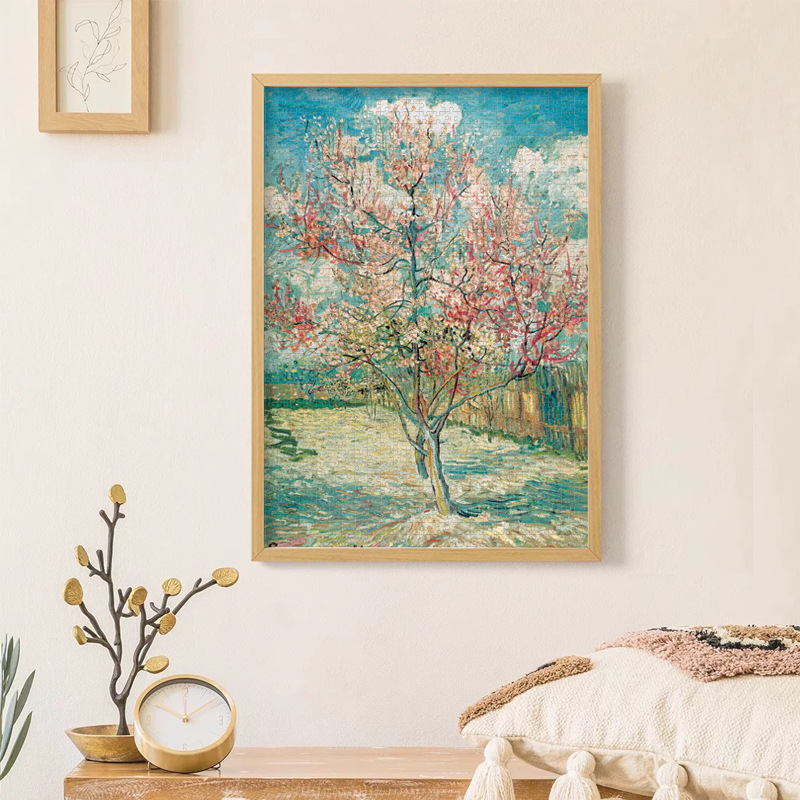 1000ピースの紙製名画、油絵、アート装飾画、知育玩具、ストレス解消、手作り組み立て玩具、平面パズル